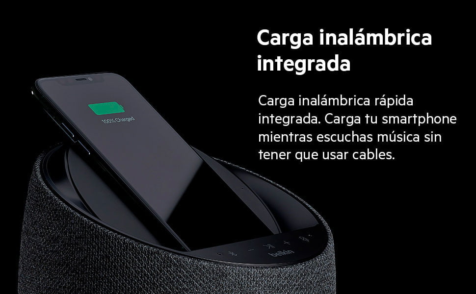 carga de celular Belkin Sound Form Elite